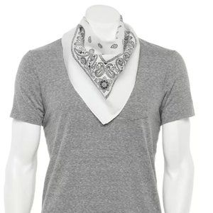 Classic Paisley Cotton Printed Square Bandana